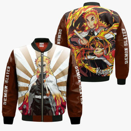 Rengoku Hoodie Custom Demon Slayer Anime Shirts Jacket-wexanime.com