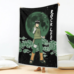 Rock Lee Blanket Custom Moon Style Naruto Anime-wexanime.com