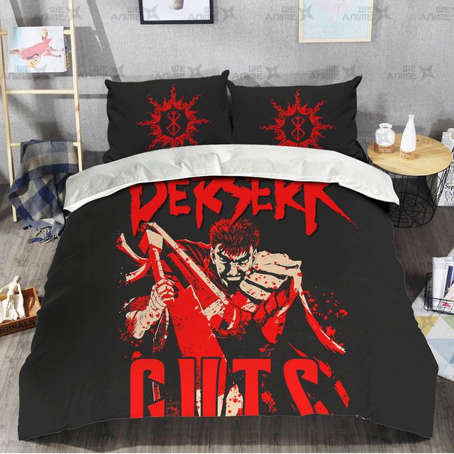 Guts Bedding Set Custom Berserk Anime Bedding-wexanime.com
