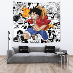 Monkey D. Luffy Tapestry Custom One Piece Anime Manga Room Wall Decor-wexanime.com