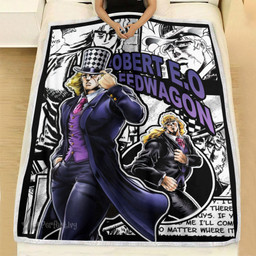 Robert E. O. Speedwagon Blanket Fleece Custom JJBA Anime-wexanime.com