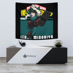 Izuku Midoriya Tapestry Custom My Hero Academia Anime Room Decor-wexanime.com