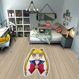 Sailor Moon Shaped Rug Custom Sailor Moon Anime Room Decor-wexanime.com