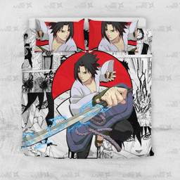 Naruto Uchiha Sasuke Bedding Set Custom Perfect Gift For Fans-wexanime.com