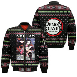 Nezuko Kamado Ugly Christmas Sweater Demon Slayer Anime Custom Clothes-wexanime.com