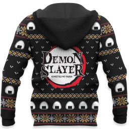 Nezuko Kamado Ugly Christmas Sweater Demon Slayer Anime Custom Clothes-wexanime.com