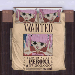Perona Wanted Bedding Set Custom One Piece Anime Bedding-wexanime.com