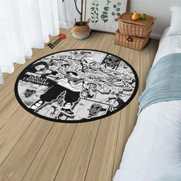 Sakonji Urokodaki Manga Round Rug Custom Demon Slayer Anime Circle Carpet-wexanime.com