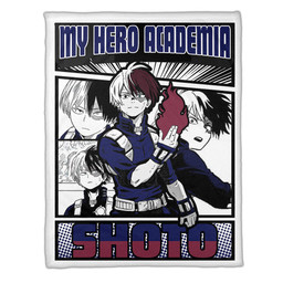 Shoto Todoroki Blanket Fleece Custom My Hero Academia Anime-wexanime.com