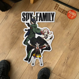Spy x Family Anime Shaped Rug Custom Anime Mats For Bedroom Living Room Quality Carpets-wexanime.com