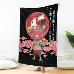 Tony Tony Chopper Blanket Moon Style Custom One Piece Anime-wexanime.com