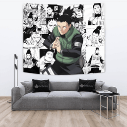 Nara Shikamaru Tapestry Custom Naruto Anime Manga Room Wall Decor-wexanime.com