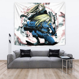 Olivier Mira Armstrong Tapestry Custom Fullmetal Alchemist Anime Home Decor-wexanime.com