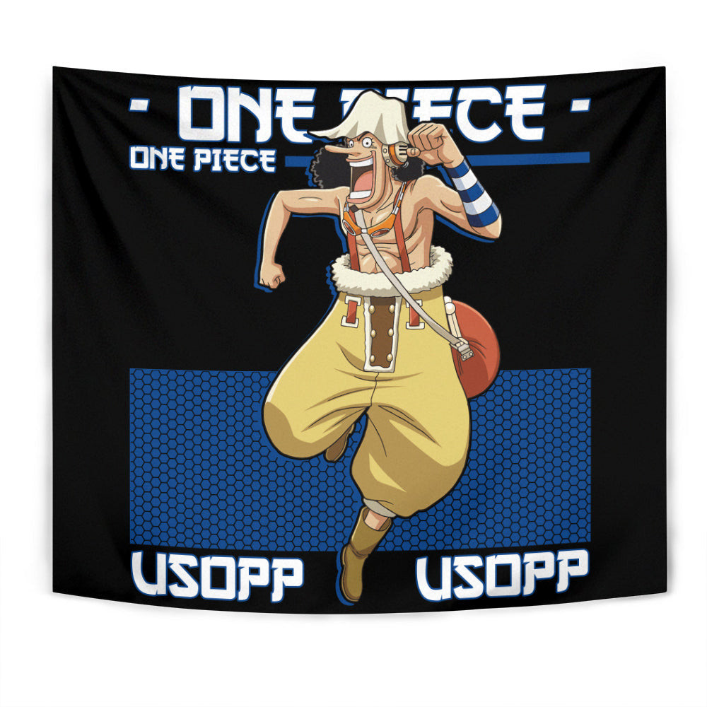 Usopp Tapestry Custom One Piece Anime Home Decor-wexanime.com