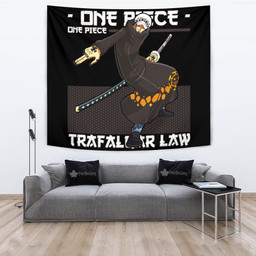 Trafalgar D. Water Law Tapestry Custom One Piece Anime Room Decor-wexanime.com