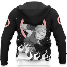 Sakura Haruno Hoodie Custom Anime Naruto Shippuden Merch Clothes-wexanime.com