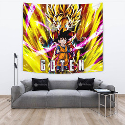 Goten Tapestry Custom Dragon Ball Anime Home Decor-wexanime.com