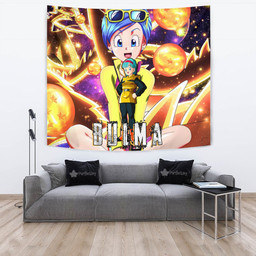 Bulma Tapestry Custom Dragon Ball Anime Home Decor-wexanime.com
