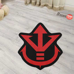 Vegeta Symbol Shaped Rugs Custom For Room Decor Mat Quality Carpet-wexanime.com
