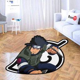 Sarutobi Asuma Shaped Rugs Custom Symbol Anime Naruto Carpets Room Decor Mats-wexanime.com