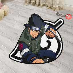 Sarutobi Asuma Shaped Rugs Custom Symbol Anime Naruto Carpets Room Decor Mats-wexanime.com