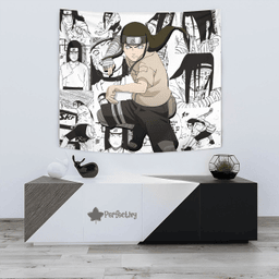 Hyuuga Neji Tapestry Custom Naruto Anime Manga Room Wall Decor-wexanime.com