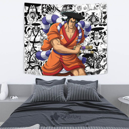 Kozuki Oden Tapestry Custom One Piece Anime Manga Room Wall Decor-wexanime.com
