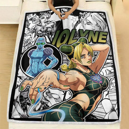 Jolyne Cujoh Blanket Fleece Custom JJBA Anime-wexanime.com