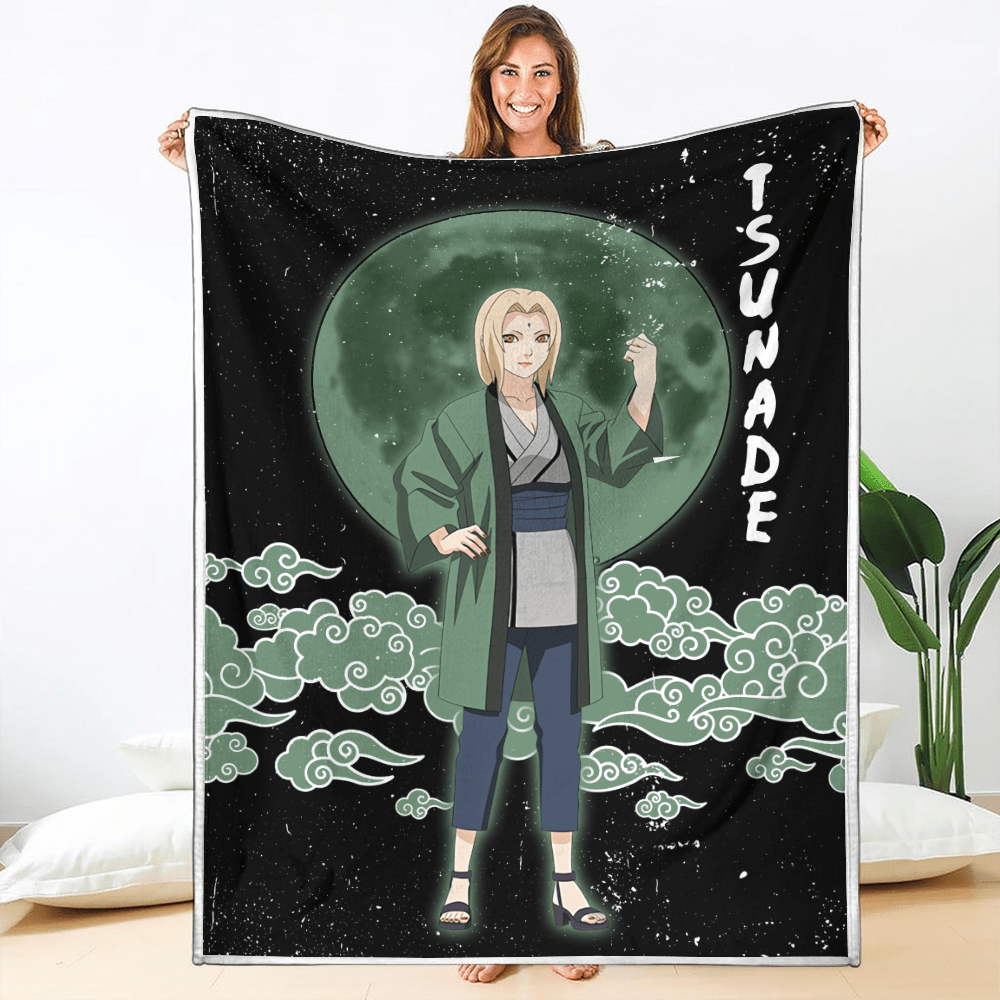 Tsunade Blanket Custom Moon Style Naruto Anime-wexanime.com