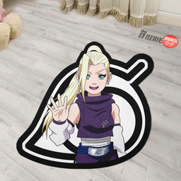 Yamanaka Ino Shaped Rug Custom Anime Naruto Mats For Bedroom Living Room Quality Carpets-wexanime.com