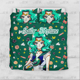 Sailor Neptune Cute Version Bedding Set Custom Sailor Moon Anime Bedding-wexanime.com