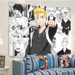 Takemichi Hanagaki Tapestry Custom Tokyo Revengers Manga Anime Room Decor-wexanime.com
