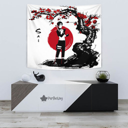 Sai Tapestry Custom Japan Style Naruto Anime Home Decor-wexanime.com