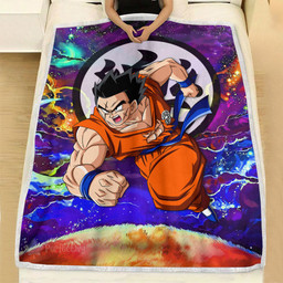 Yamcha Fleece Blanket Custom Dragon Ball Anime Galaxy Style-wexanime.com