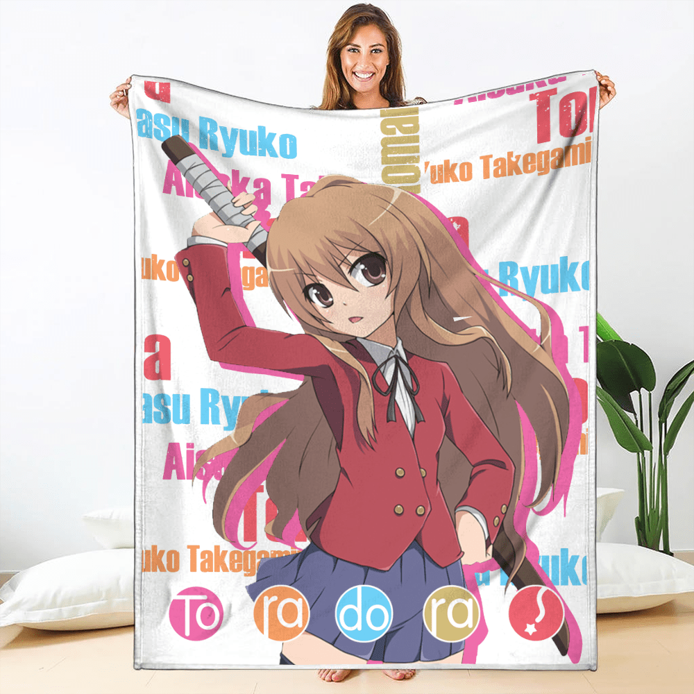 Taiga Aisaka Blanket Custom Toradora Anime-wexanime.com