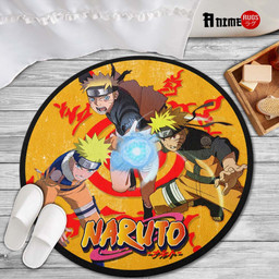 Uzumaki Naruto Round Rug Custom Naruto Anime Circle Carpet-wexanime.com