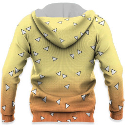 Zenitsu Shirt Costume Demon Slayer Anime Hoodie Sweater-wexanime.com