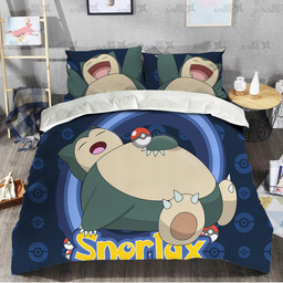 Pokemon Anime Snorlax Bedding Set Custom-wexanime.com