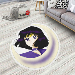 Sailor Saturn Shaped Rug Custom Sailor Moon Anime Room Decor-wexanime.com