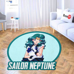 Sailor Neptune Shaped Rug Custom Anime Sailor Moon Mats For Bedroom Living Room Quality Carpets-wexanime.com