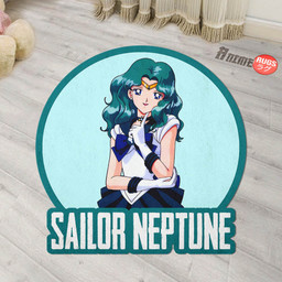 Sailor Neptune Shaped Rug Custom Anime Sailor Moon Mats For Bedroom Living Room Quality Carpets-wexanime.com