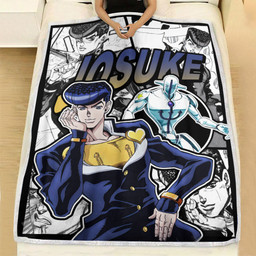 Josuke Higashikata Blanket Fleece Custom JJBA Anime-wexanime.com