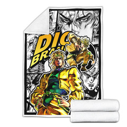 Dio Brando Blanket Fleece Custom JJBA Anime-wexanime.com