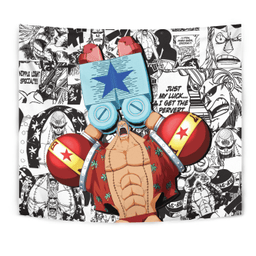 Franky Tapestry Custom One Piece Anime Manga Room Wall Decor-wexanime.com