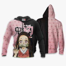 Nezuko Kamado Hoodie Custom Demon Slayer Anime Merch Clothes-wexanime.com