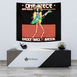 Brook Tapestry Custom One Piece Anime Home Decor-wexanime.com