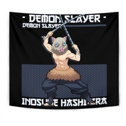 Inosuke Hashibira Tapestry Custom Demon Slayer Anime Room Decor-wexanime.com