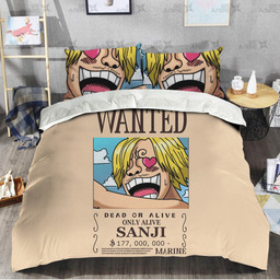 Sanji Bedding Set Custom One Piece Anime Bedding-wexanime.com