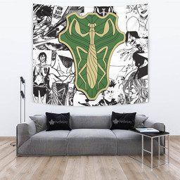 Green Mantis Tapestry Custom Black Clover Anime Manga Room Wall Decor-wexanime.com