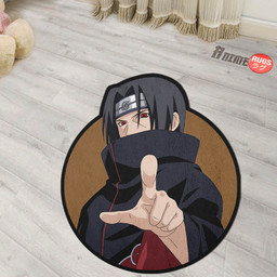Uchiha Itachi Shaped Rugs Custom Anime Naruto Carpets Room Decor Mats-wexanime.com